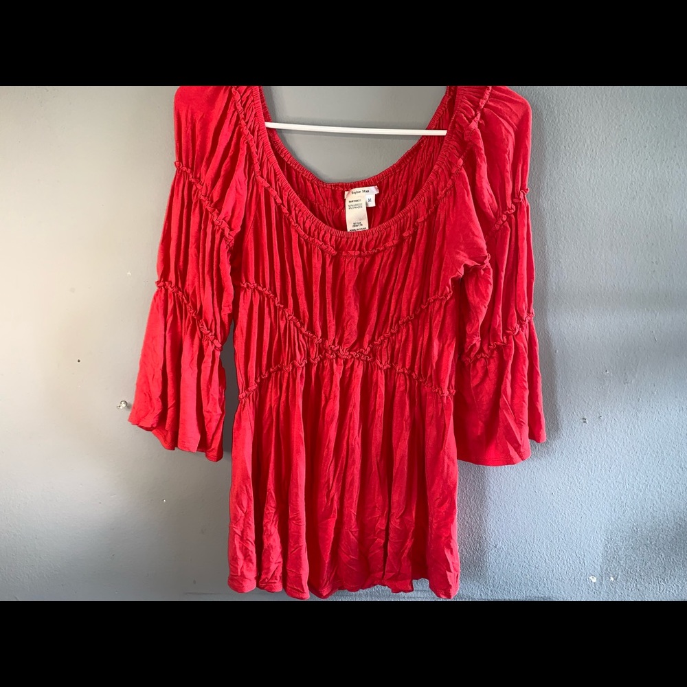 Sophie Max off the shoulder Fringe blouse